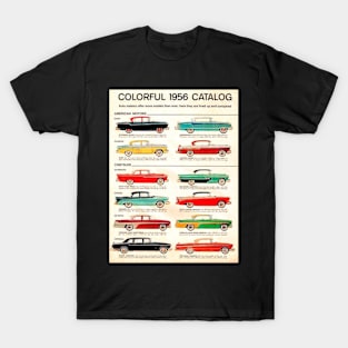 colorfull retro old car advert T-Shirt